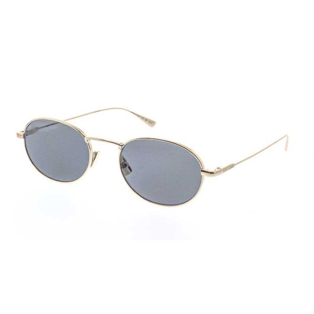 Saint Laurent SL 799-003 Golden Statement: Round Metal Sunglasses with Sleek